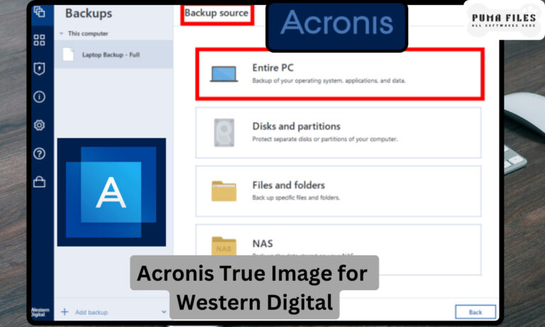 Acronis True Image (for WD)