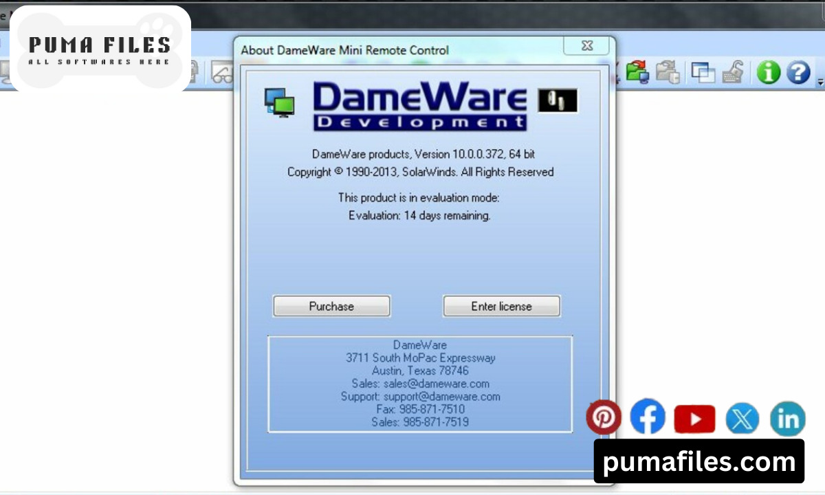Dameware Mini Remote Control